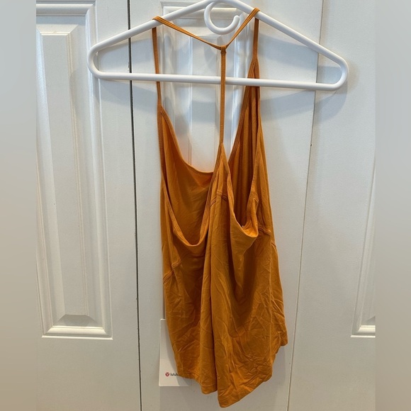 Lululemon Modal-Silk Yoga Tank Top Autumn Orange 6 NWT - Picture 7 of 7